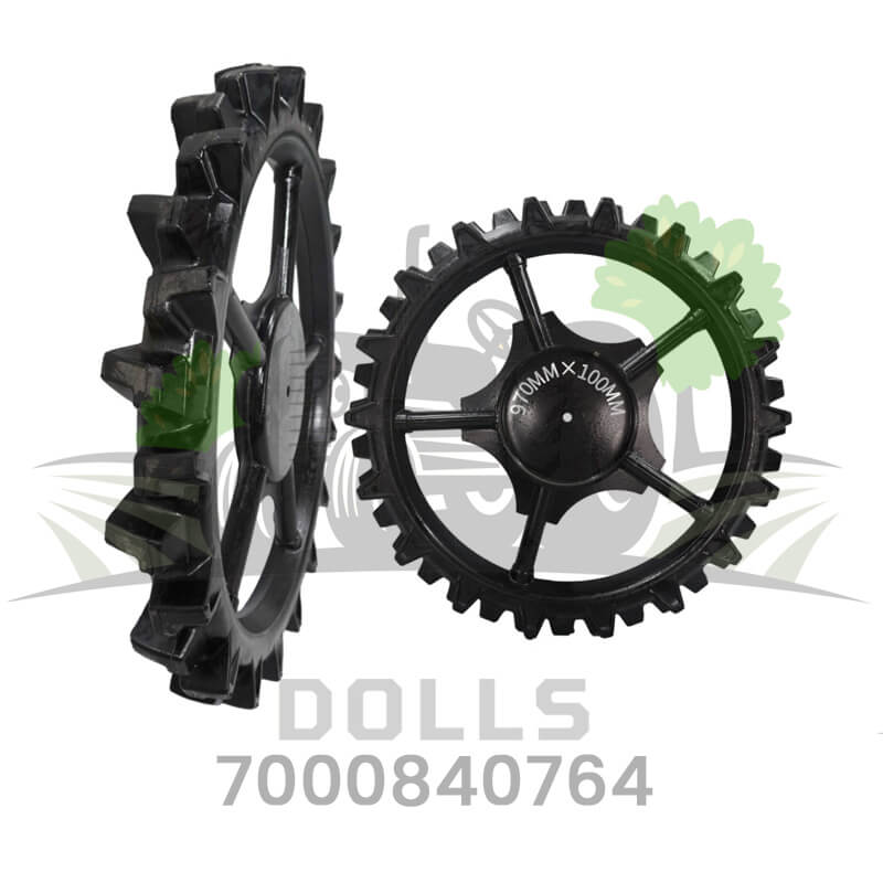 Dolls Rice Transplanter Wheel Size (Front 970*100MM)(1300*100MM)