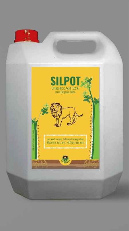 Silpot- 5 Ltr: Boost Plant Growth, Health & Protection with Orth silicic 18% and Biogenic Silica