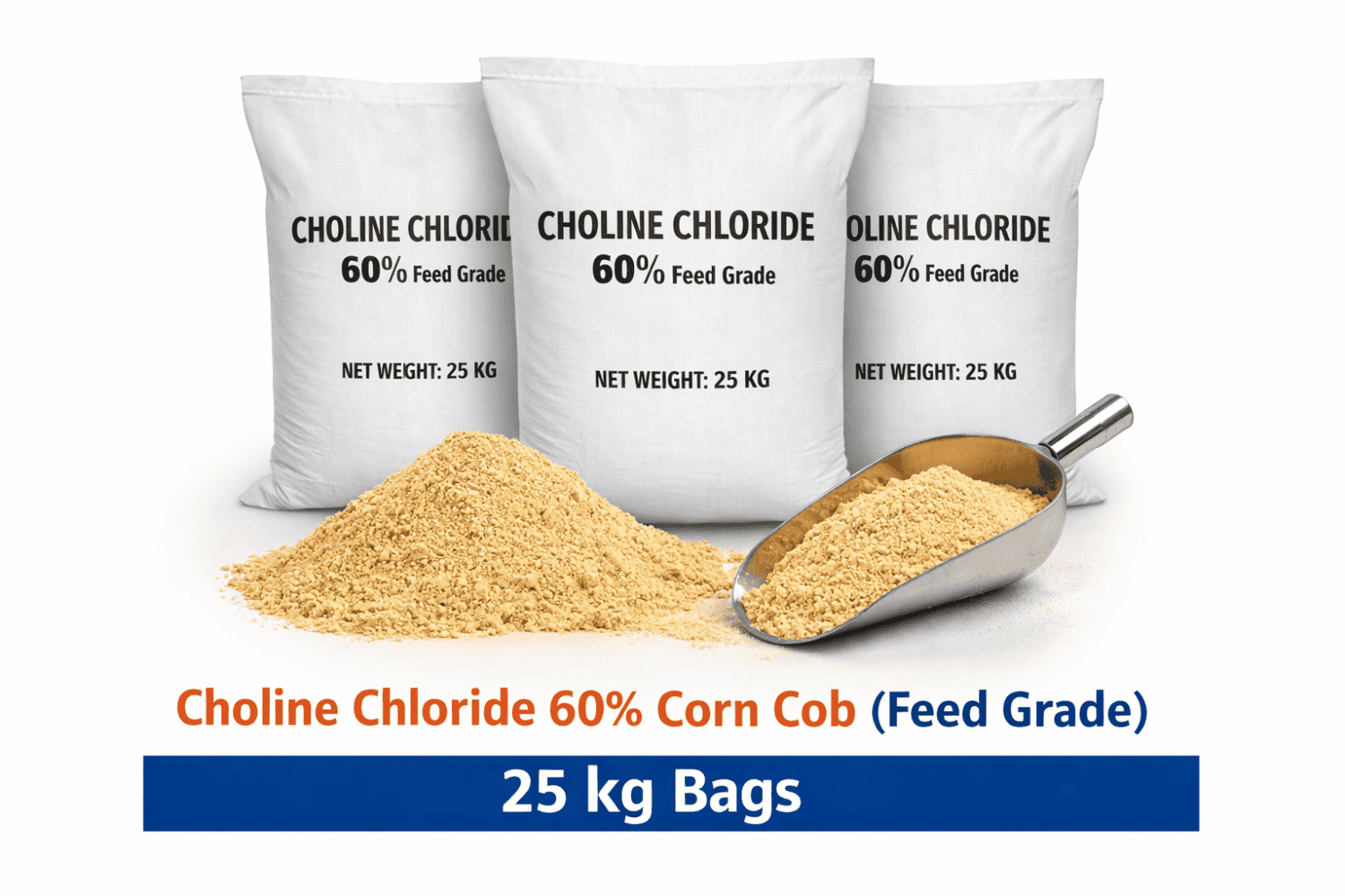 Choline Chloride 60% Corn Cob (Feed Grade)