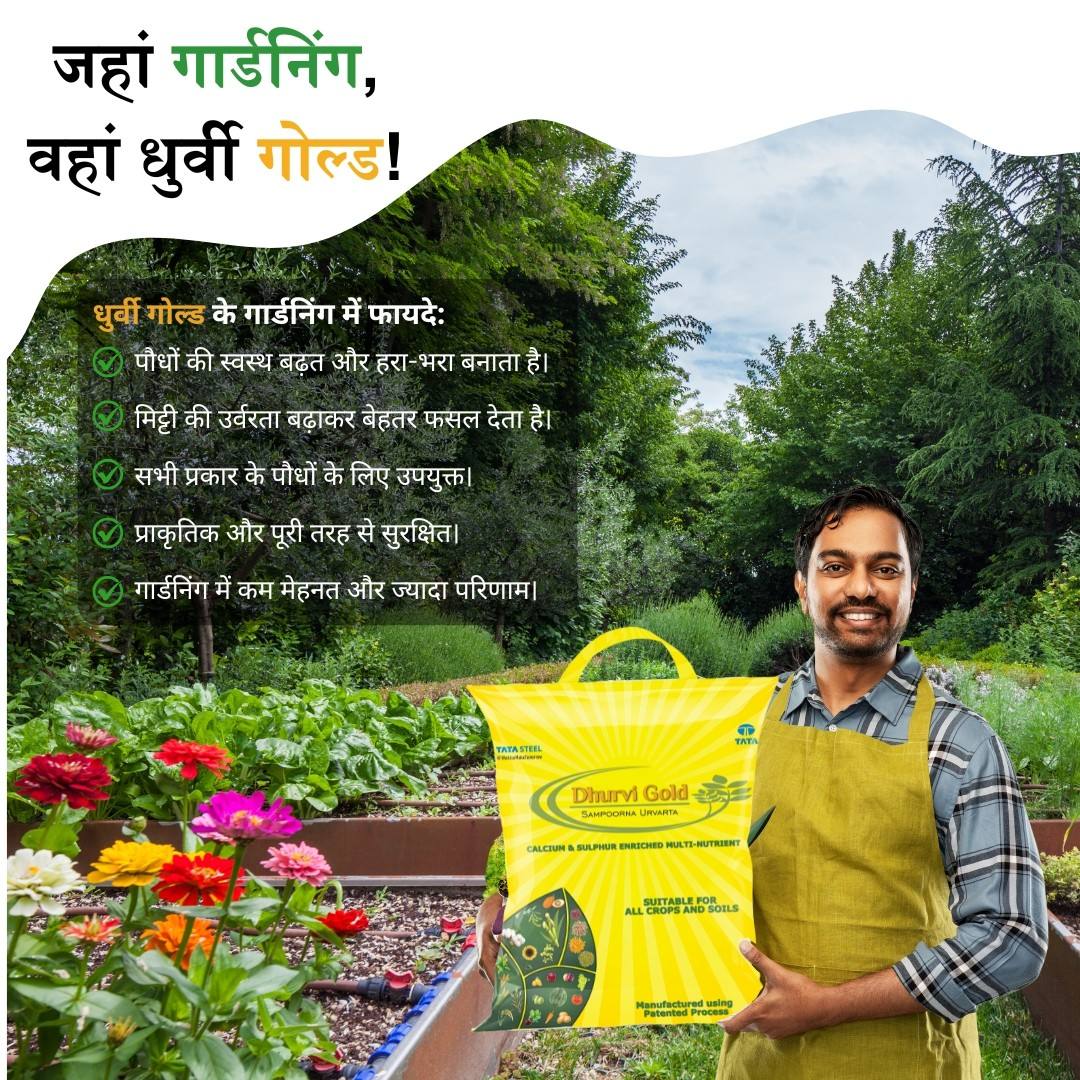 टाटा स्टील धुर्वी गोल्ड 5 किग्रा | बहु पोषक उर्वरक