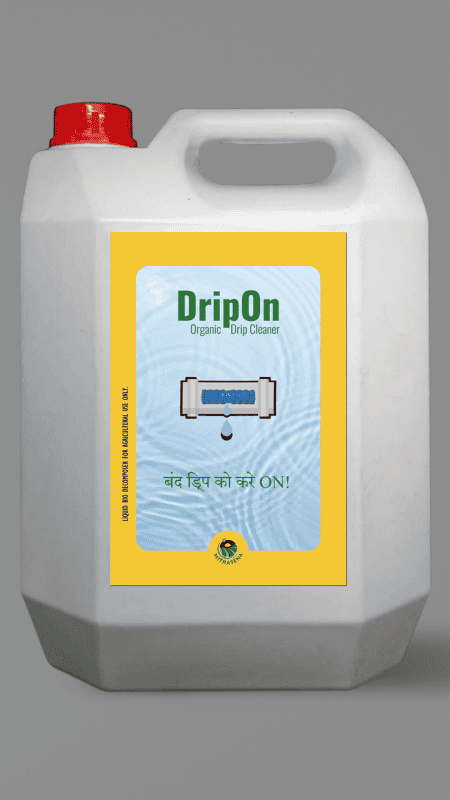 Dripon 5L - Drip Pipe Line Cleaner, Drip Irrigation Cleaning Chemicals | Composting Consortia