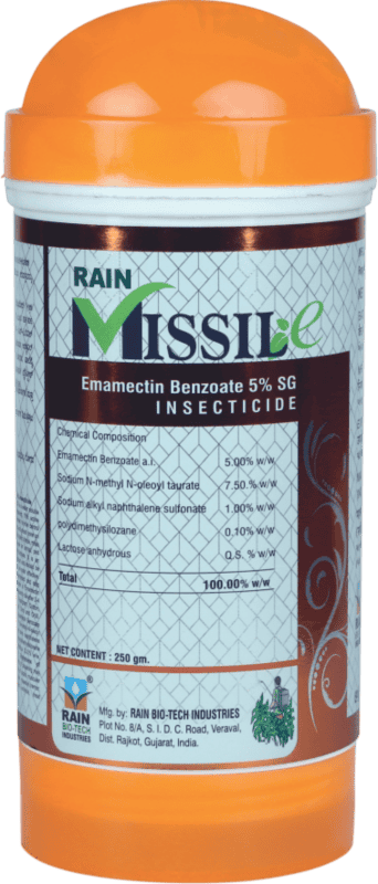 RAIN MISSILE Emamectin Benzoate 5% SG Insecticide (1 Litre)