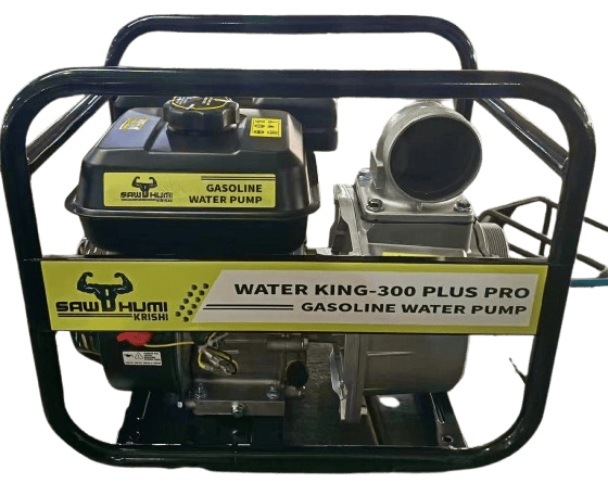SAWBHUMI KRISHI-WK-300 PLUS Water Pump 3 Inch Outlet 7 HP Powerful Petrol Engine 4 Stroke Maximum Discharge 1000-1200 liters/min, RPM 3600 | For Irrigation Agriculture Farming