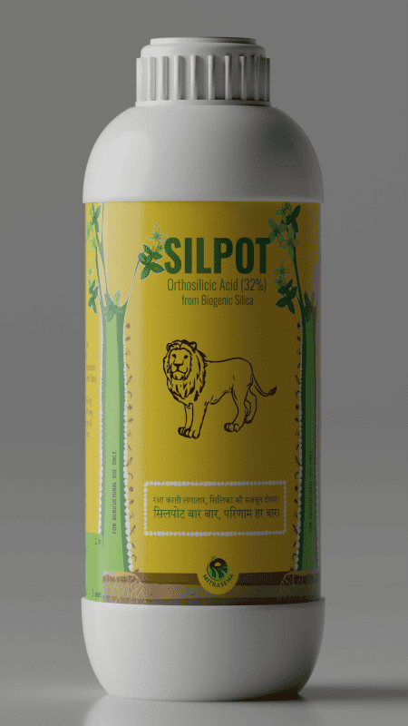 Silpot- 1 Ltr Orthosilicic 18% with B-Silica, Plant Growth, Health & Protection