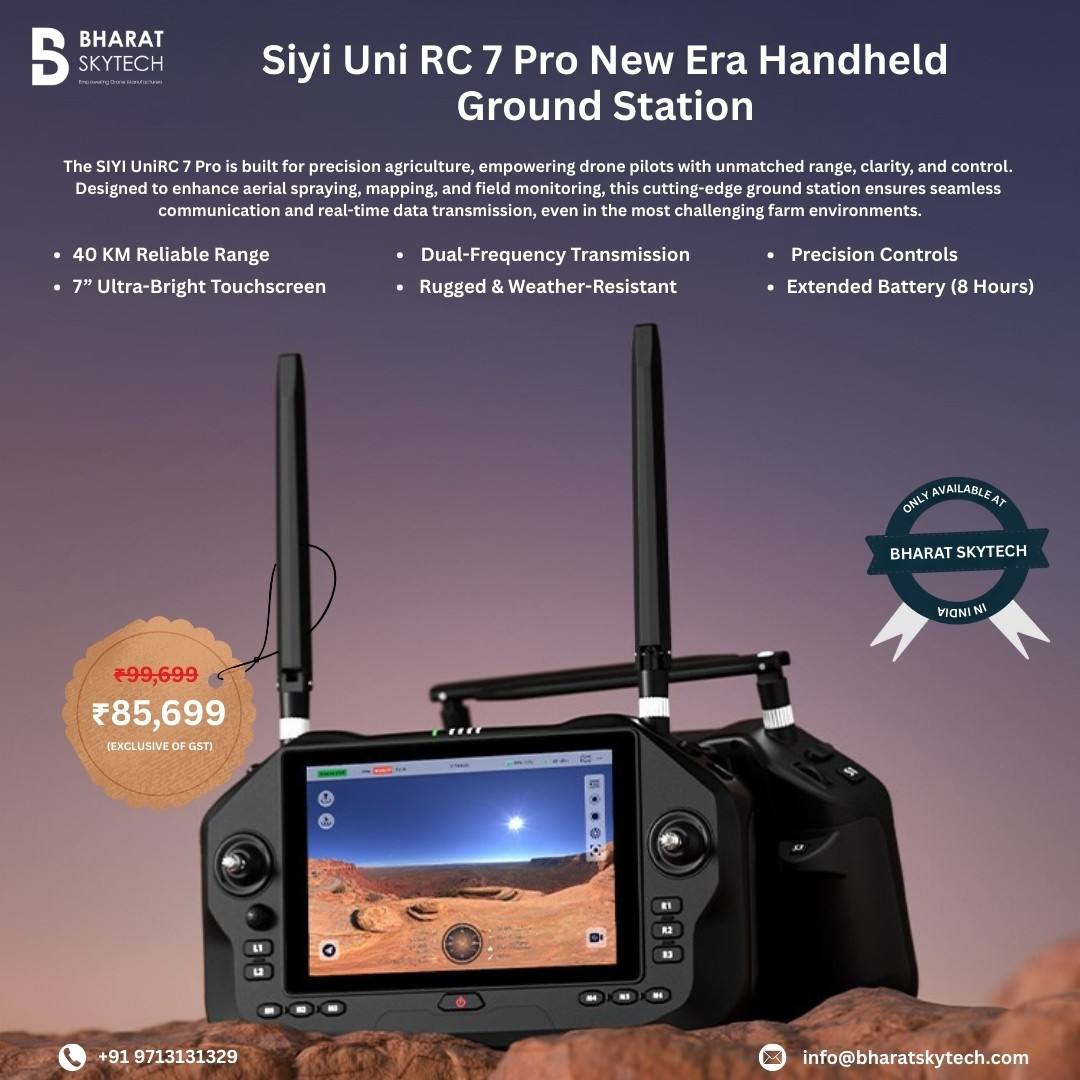 Siyi UniRC 7 Pro New Era Handheld Ground Station for agriculture drones
