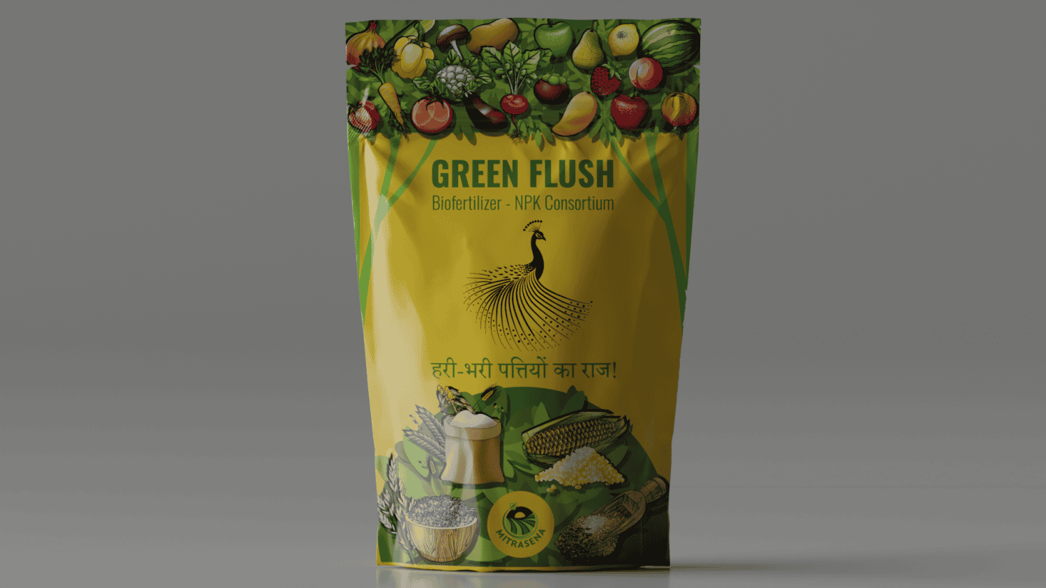 Green Flush Gold (100g) | Organic NPK Biofertilizer Consortium for Plants