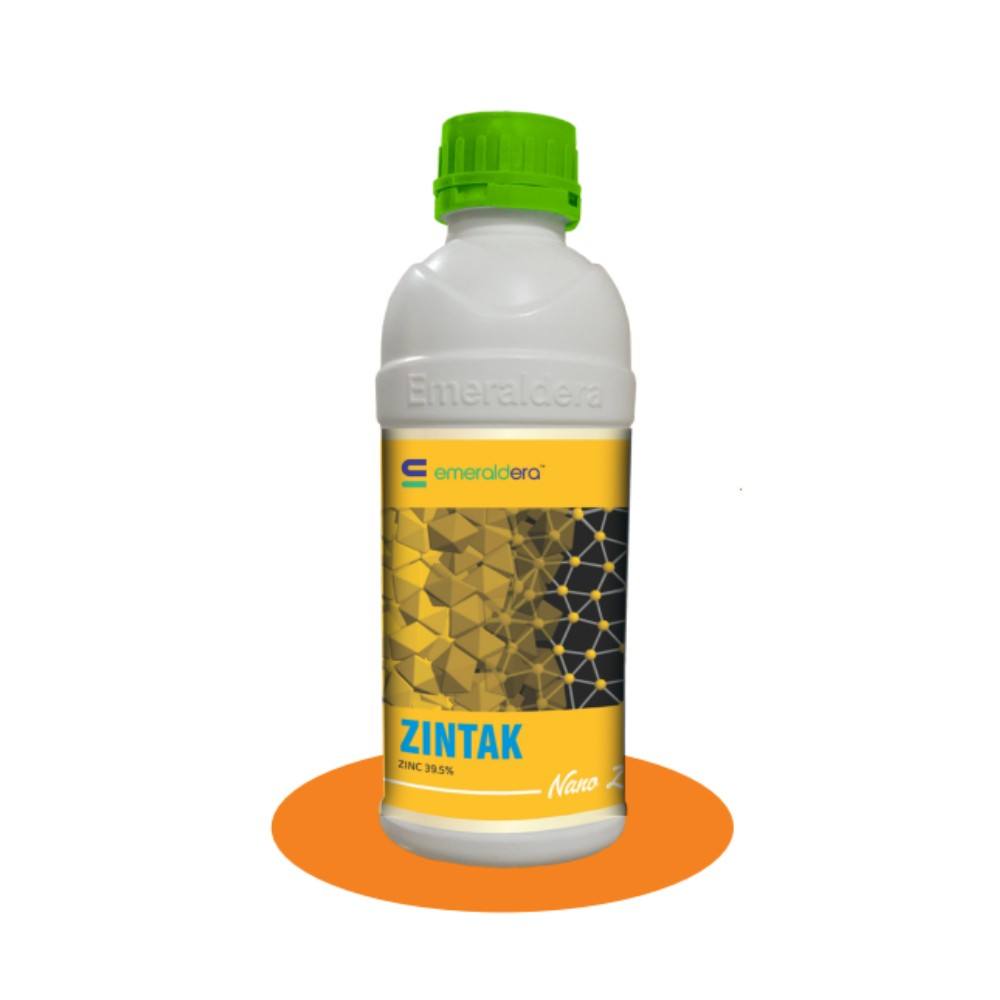 Zintak Liquid Micronutrient Fertilizer – 39.5% Zinc Deficiency Correction for Healthy Crop Growth