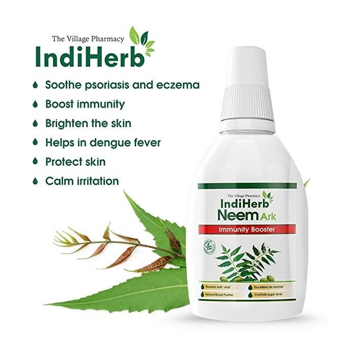 IndiHerb Neem Drops | Contains pure Neem Extracts for Natural | Helps protect and Brighten the Skin