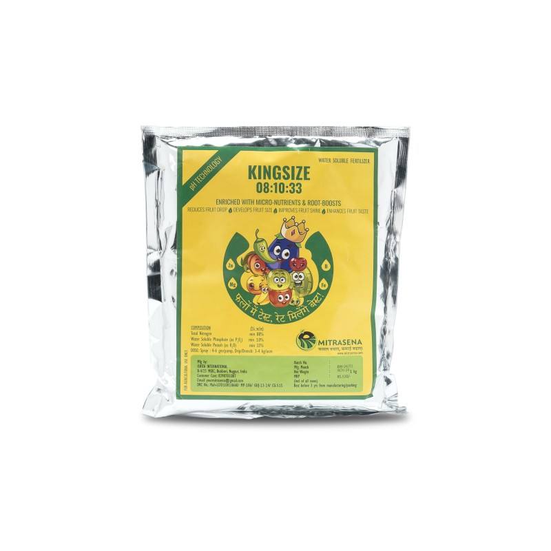 Kingsize 08:10:33 ( 1 Kg ) | Enriched with Micronutrients | unique combination NPK