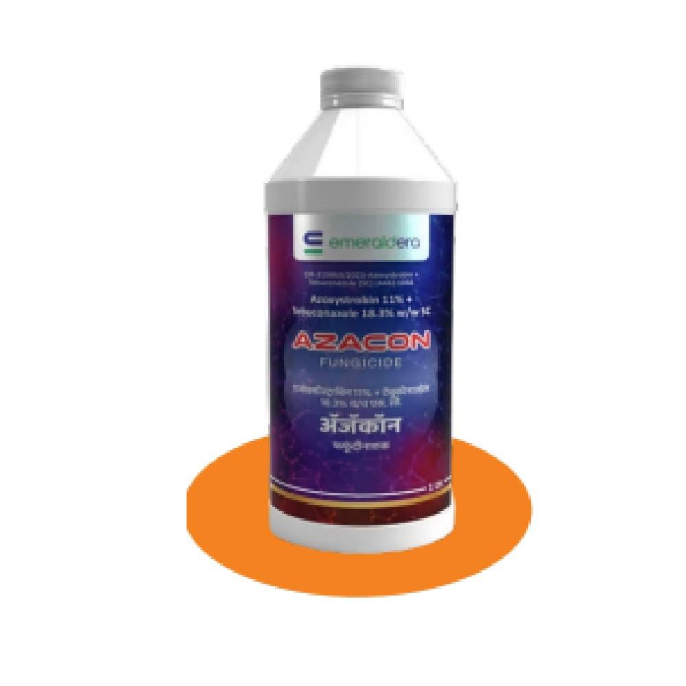 Azacon (Azoxystrobin 11% + Tebuconazole 18.3% SC) – Broad Spectrum Systemic Fungicide for Blight, Mildew, Rust & Disease Control