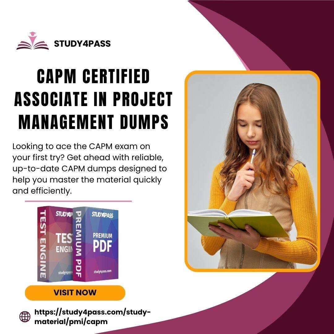 CAPM Certified Associate in Project Management Dumps