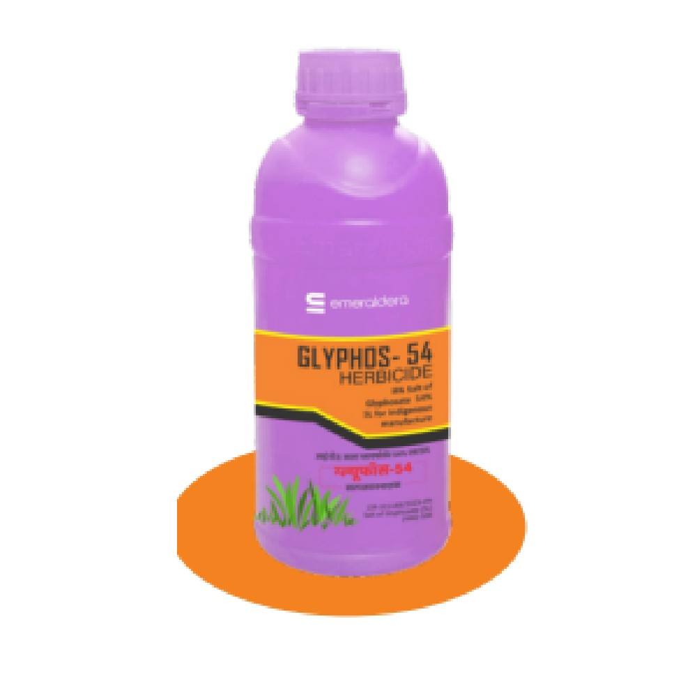 Glyphos54 (Glyphosate 54% SL) – Systemic Non-Selective Herbicide for Broad Spectrum Weed Control