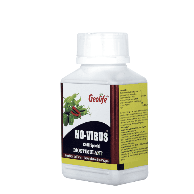 Geolife No Virus Chilli - Organic Virucide for Chilli Plants
