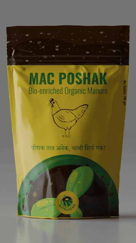 MAC-POSHAK (500 Gm) | Bio-enriched Organic Manure