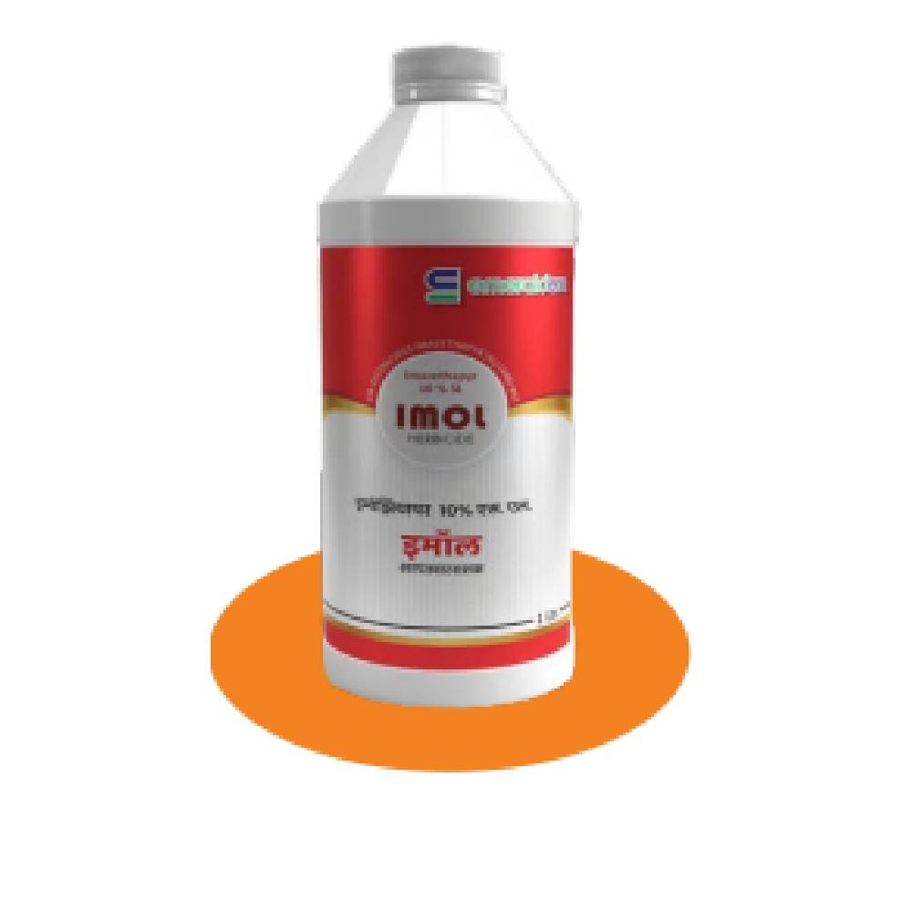 Imol (Imazethapyr 10% SL) – Selective Systemic Herbicide for Broadleaf & Grass Weed Control in Soybean and Groundnut