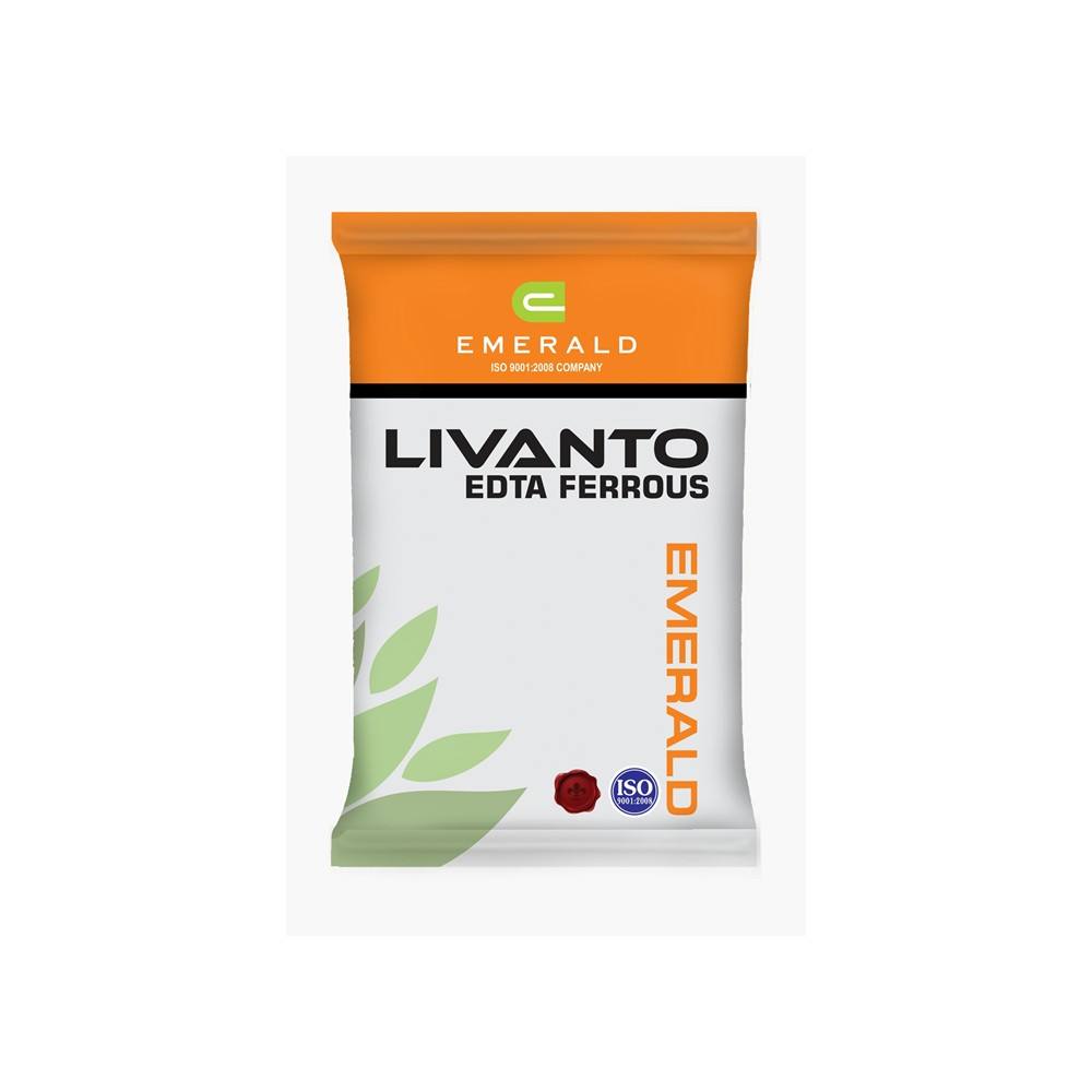 Livanto Chelated Ferrous (EDTA Iron) – Advanced Chelated Iron Fertilizer for Greener Leaves & Healthy Crop Growth