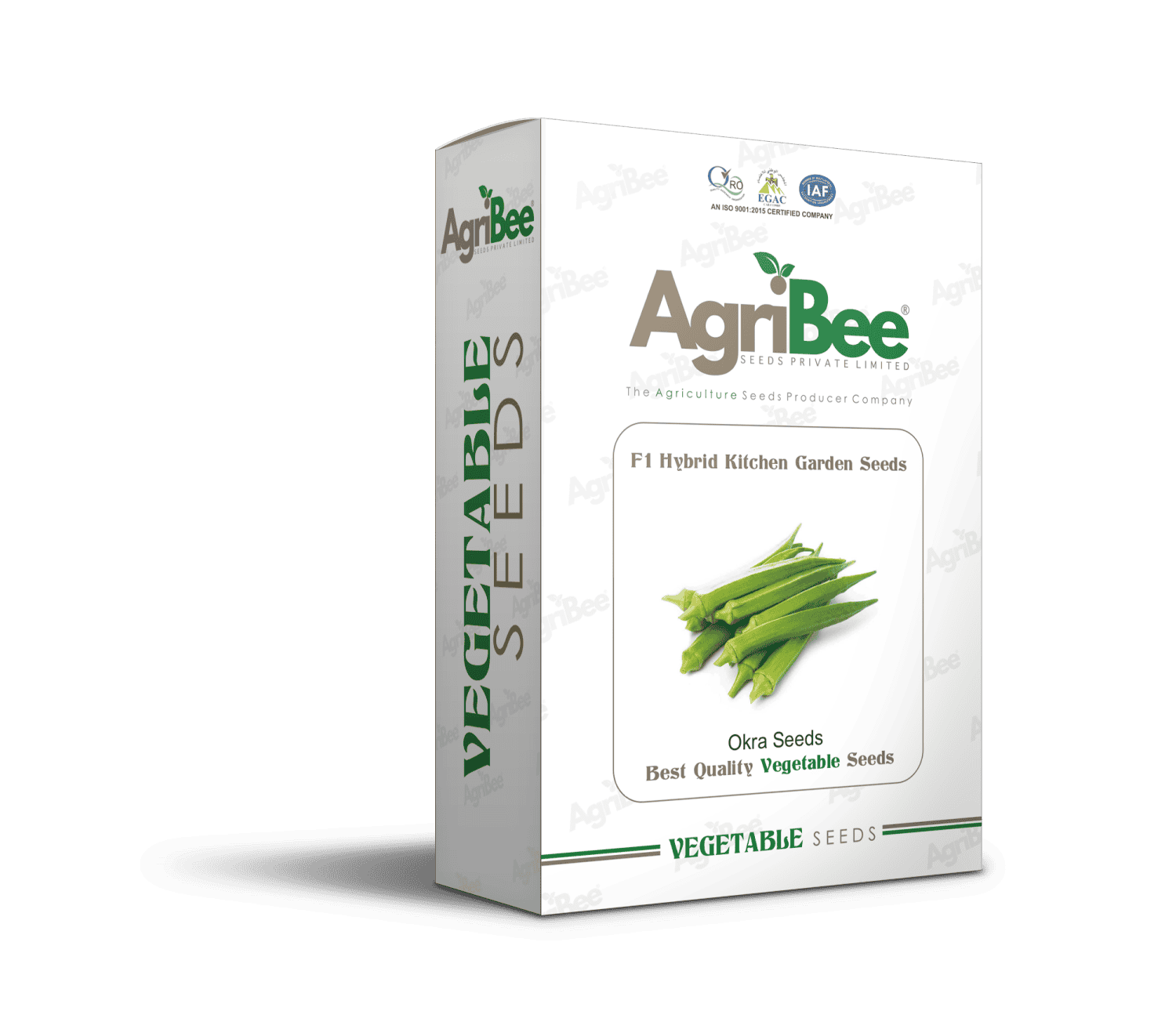 AgriBee F1 Hybrid Okra Seeds (Kitchen Garden Seeds) pack of 5