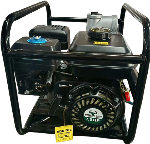 SAWBHUMI KRISHI-WK-300 PLUS Water Pump 3 Inch Outlet 7 HP Powerful Petrol Engine 4 Stroke Maximum Discharge 1000-1200 liters/min, RPM 3600 | For Irrigation Agriculture Farming