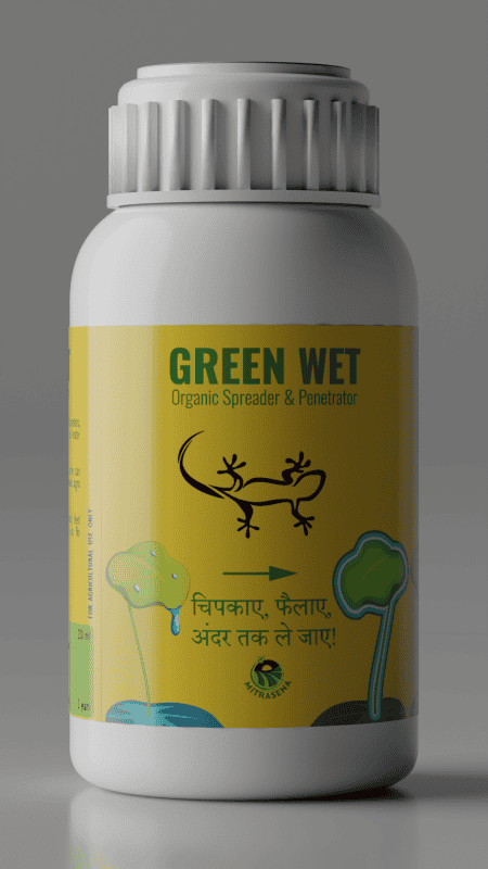 GREEN WET (250 ml) - Organic Spreader & Penetrator | Organic Sticker