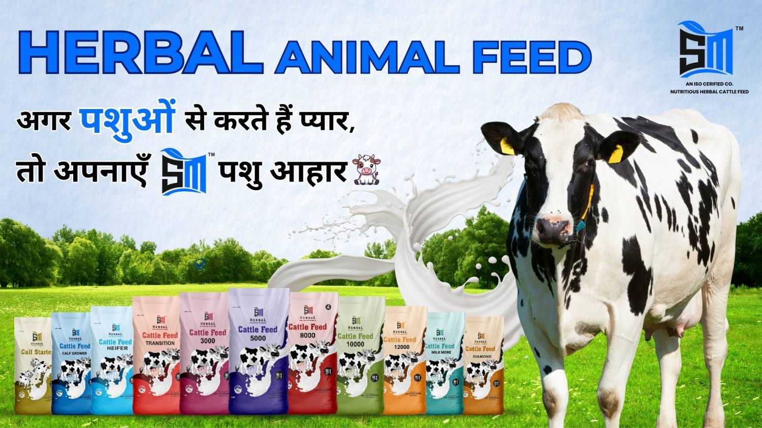 SM Animal Cattle Feed 8000: हर दाने में सेहत और शक्ति – पशुओं के लिए सुरक्षित और प्राकृतिक आहार