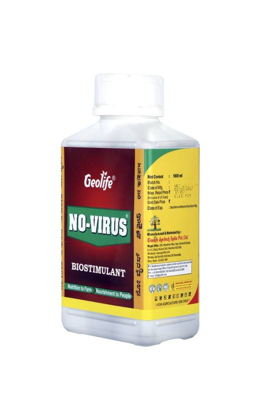 Geolife No Virus Organic Virucide - Ultimate Protection for All Crops Against Viral Diseases