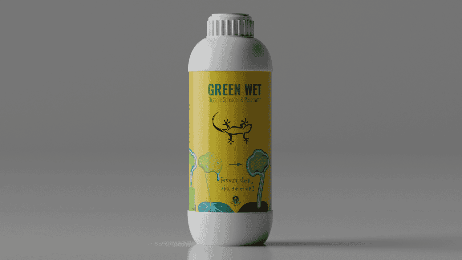 GREEN WET - Organic Spreader & Penetrator | Organic Sticker, Packaging 1000 ml