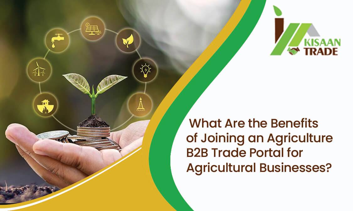 What Are the Benefits of Joining an Agriculture B2B Trade Portal for Agricultural Businesses?