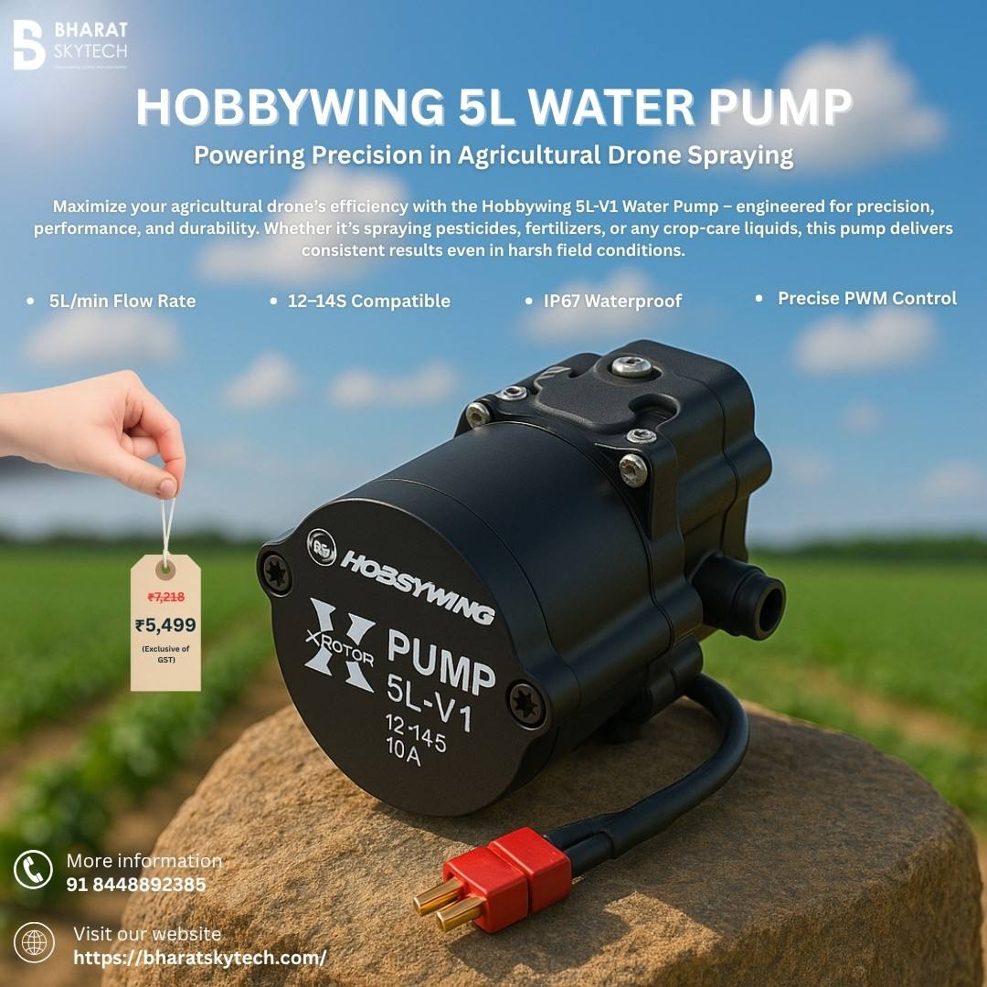 Hobbywing Water Pump 5L Brushless - Agriculture Drones Components