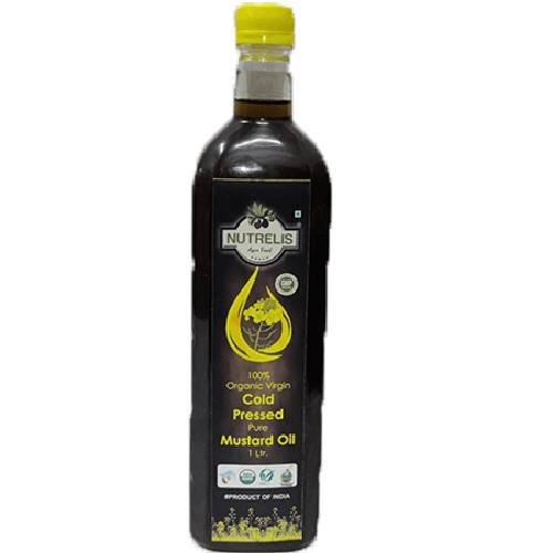 100 % Virgin Cold pressed pure Organic Mustard oil