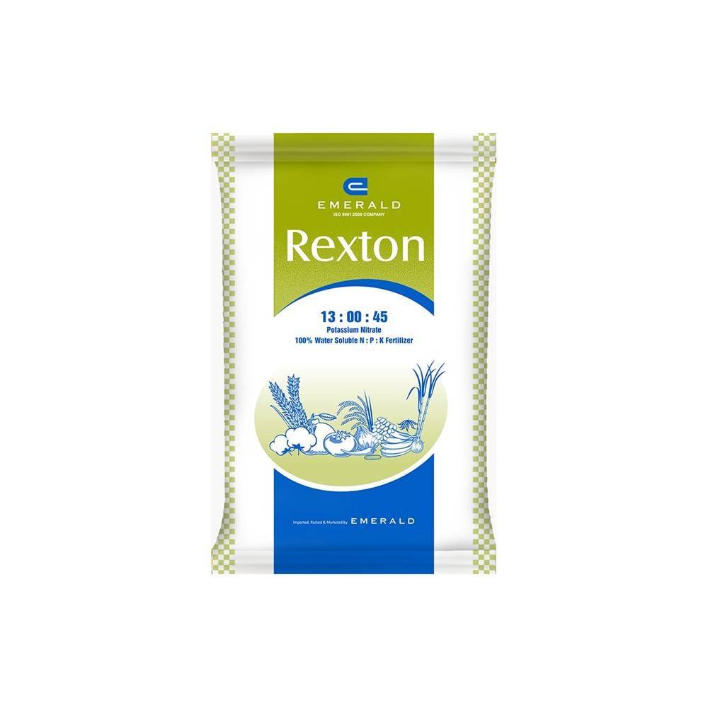 Rexton NPK 13:00:45 Water Soluble Fertilizer – High Potassium Fertilizer for Flowering, Fruit Development & Superior Crop Quality