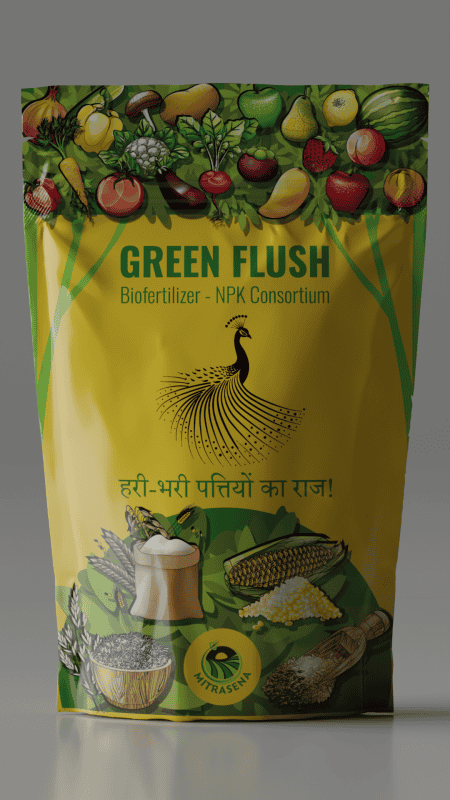 Green Flush Gold (100g) | Organic NPK Biofertilizer Consortium for Plants