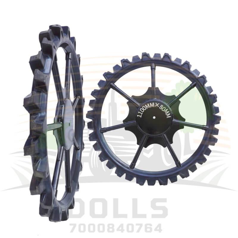Dolls Rice Transplanter Wheel Size (Front 1100*100MM)(1600*100MM)