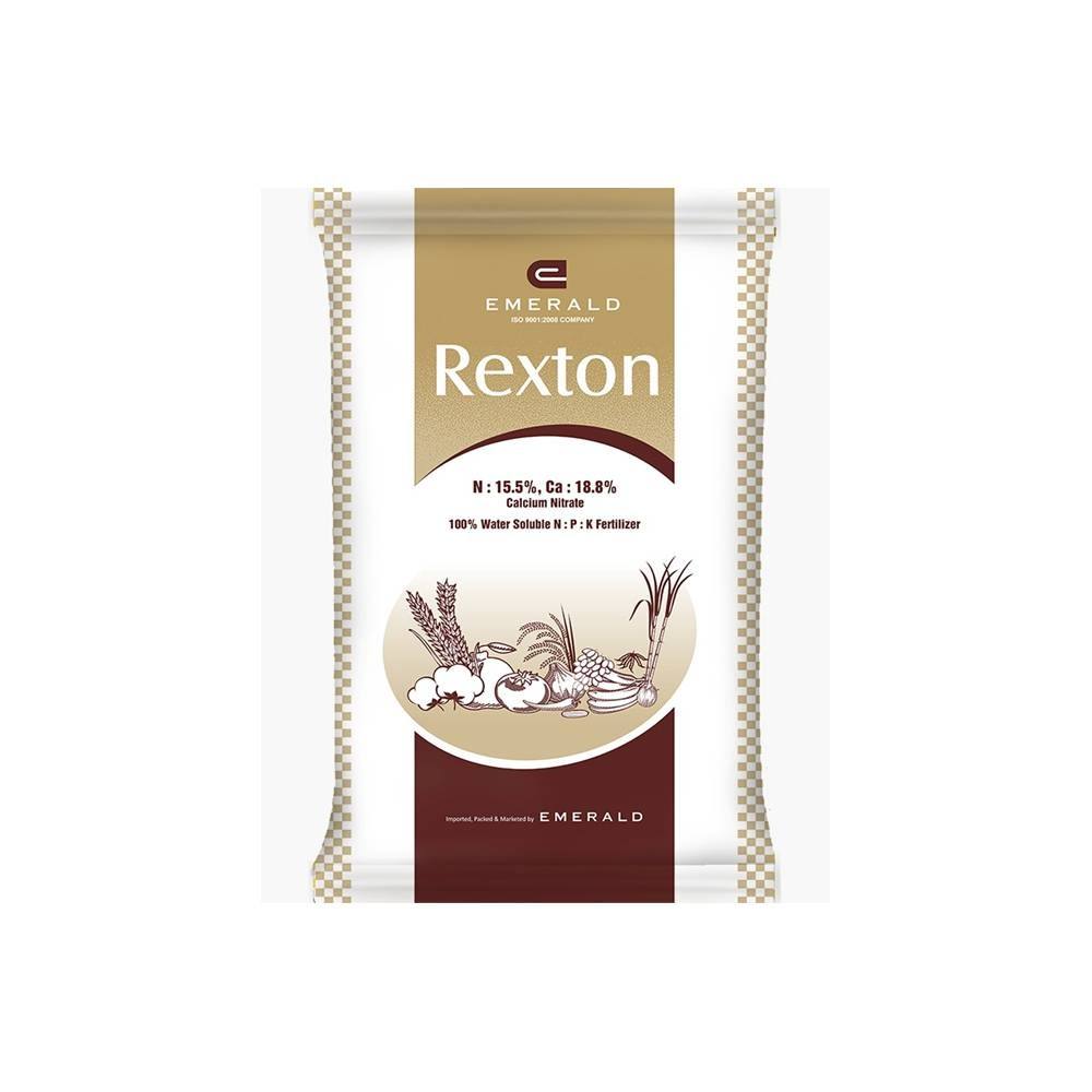 Rexton Calcium Nitrate Water Soluble Fertilizer – 15% Nitrogen & 19% Calcium for Strong Plant Growth, Fruit Quality & Calcium Deficiency Correction